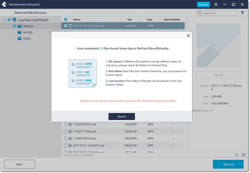 wondershare recoverit